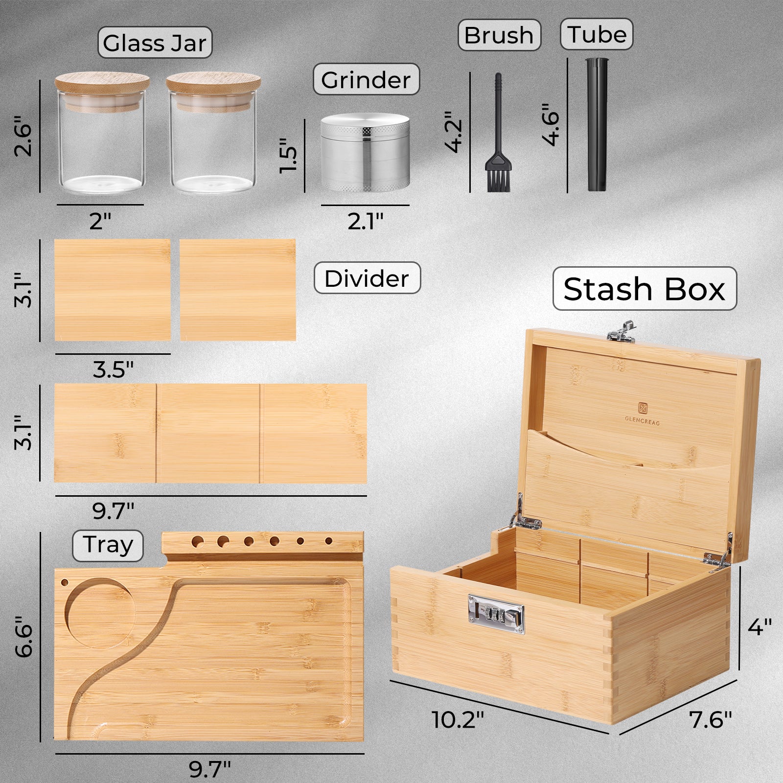 Bamboo Stash Box Set - Image 5