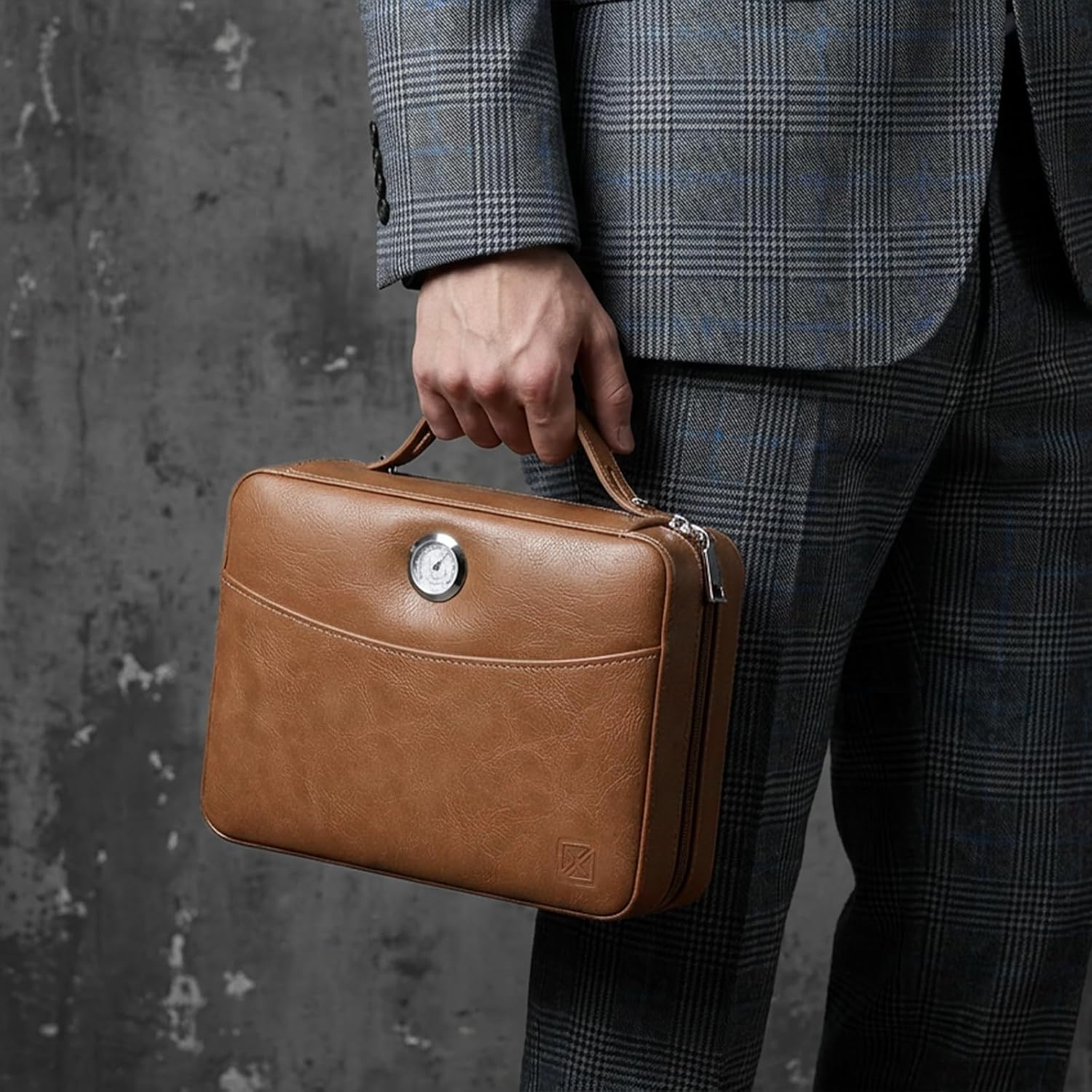 PR-5041 Portable Travel Cigar Humidor Case, 11 Cigars - Image 6